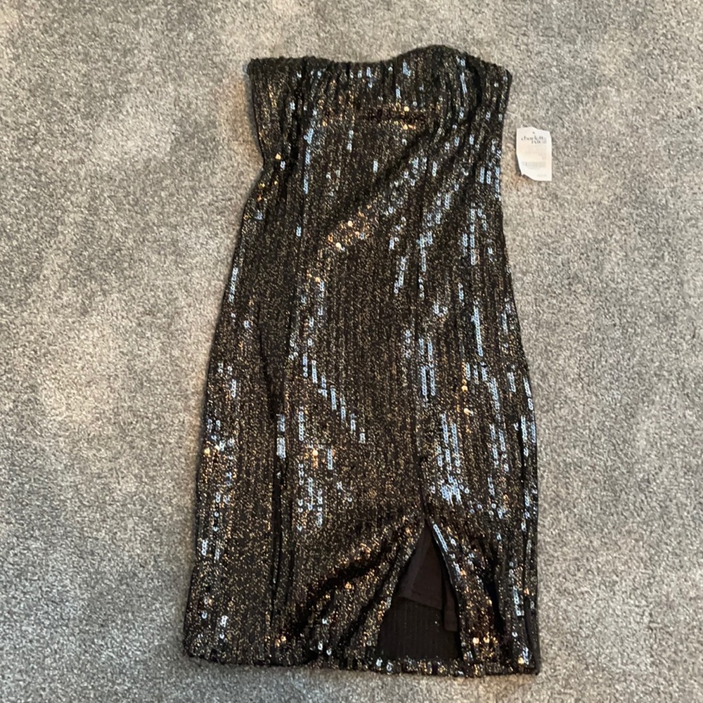 Strapless dress